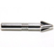 Part 57467a Chrome Silver Minifig, Weapon Harpoon, 4 Grooves in Shaft 